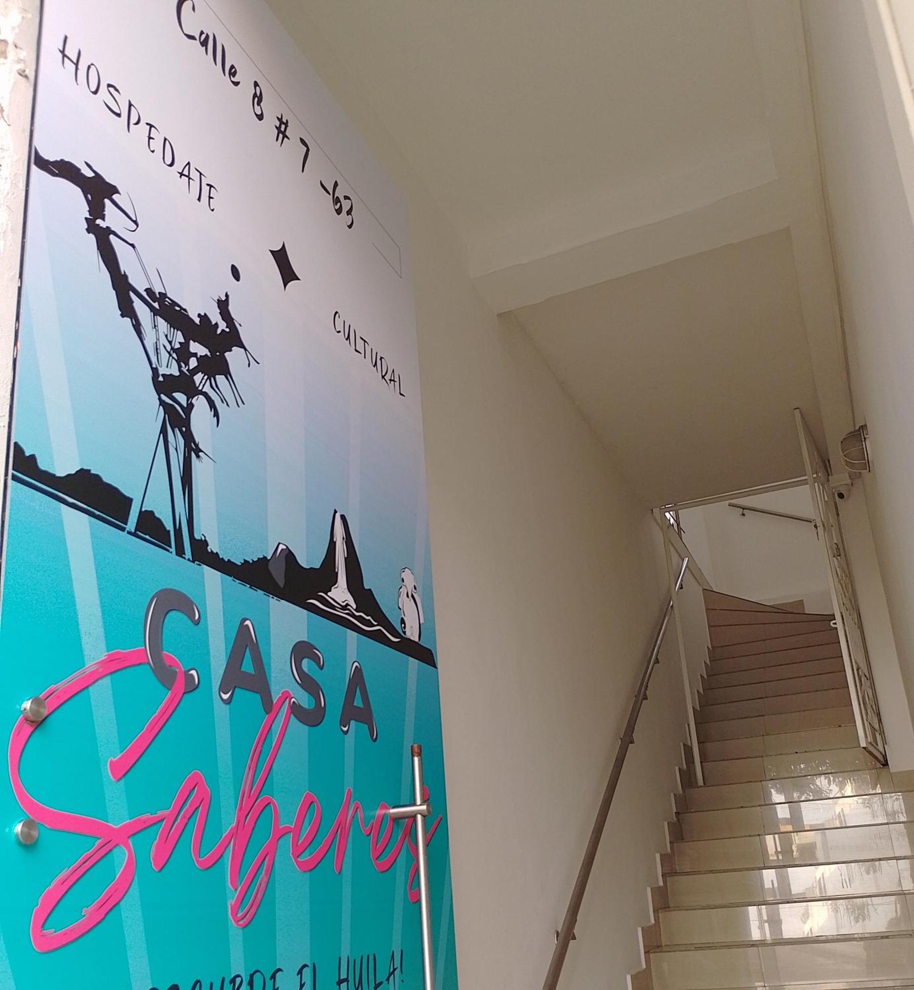 Hospedaje Casa Cultural Saberes 네이바 외부 사진